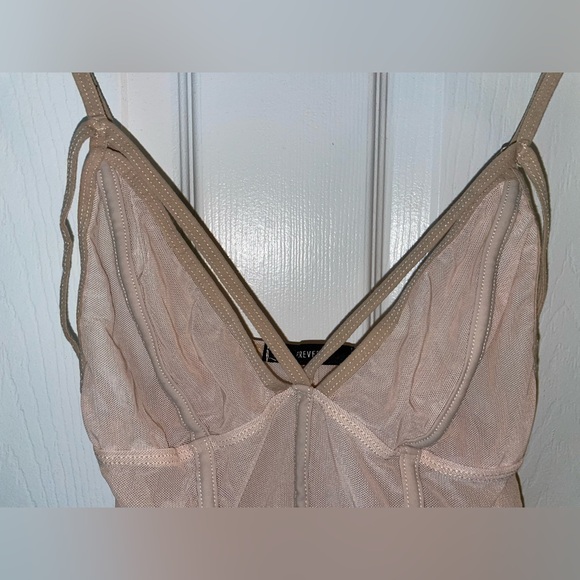 Forever 21 Bare Strappy Caged Bodysuit - Picture 5 of 7